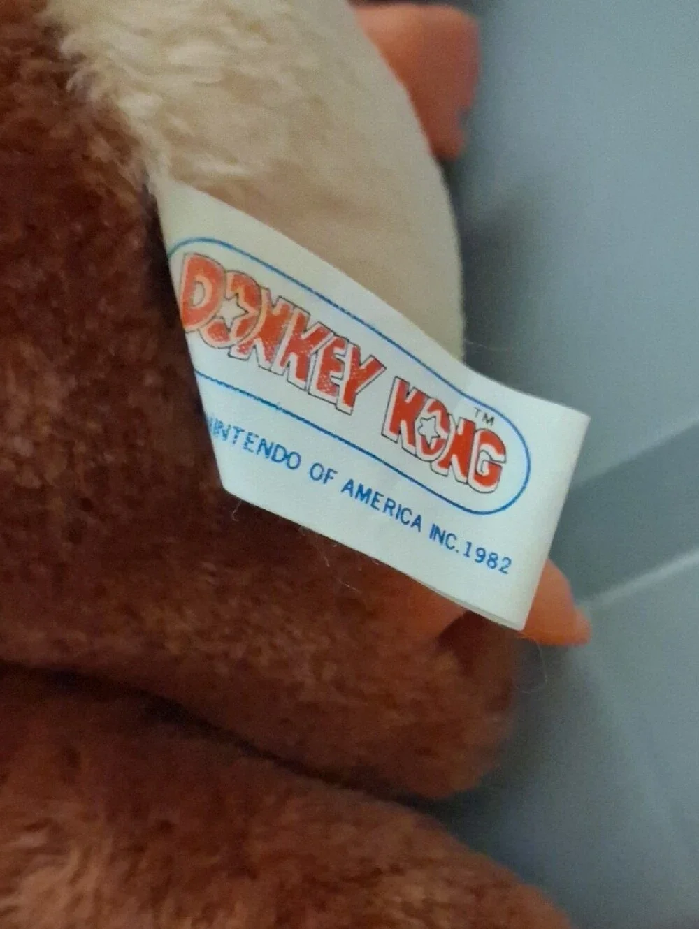 1982 Donkey Kong Hangable Plush